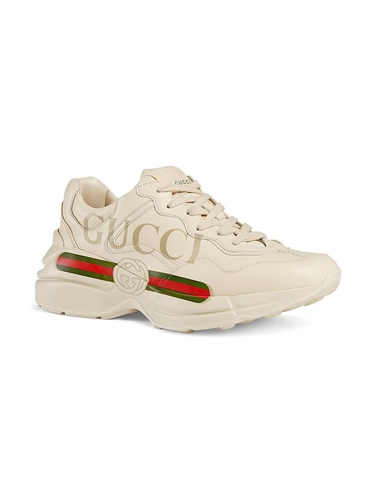 Gucci Rhyton Gucci Logo Leather Sneaker 1
