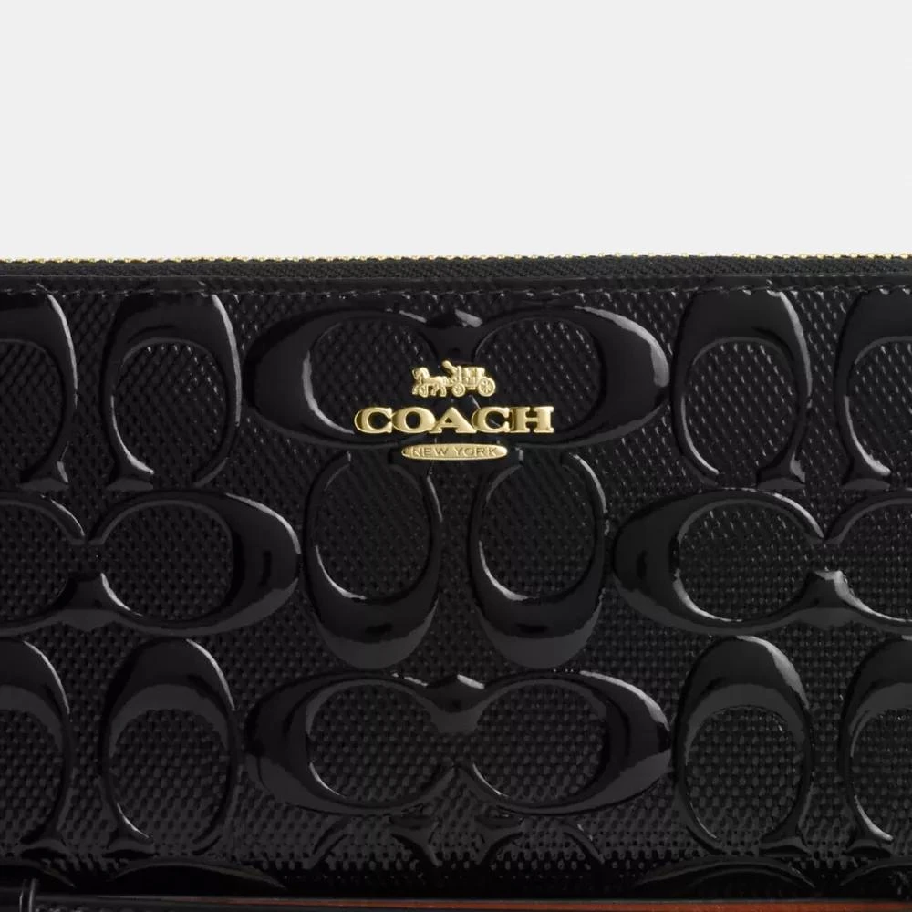 Coach Long Zip Around Wallet In Signature Leather 4