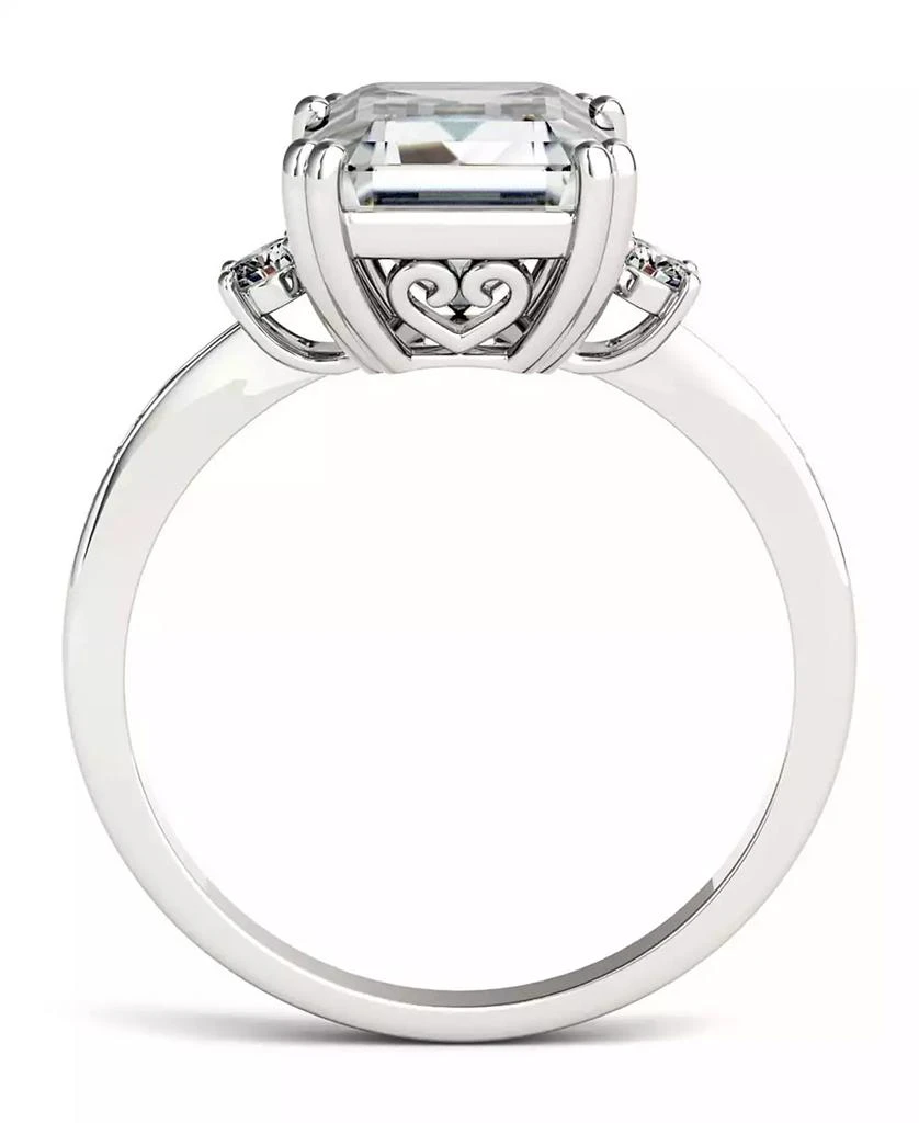 Charles & Colvard Moissanite Emerald Engagement Ring (3-3/4 ct. tw.) in 14k White Gold 4