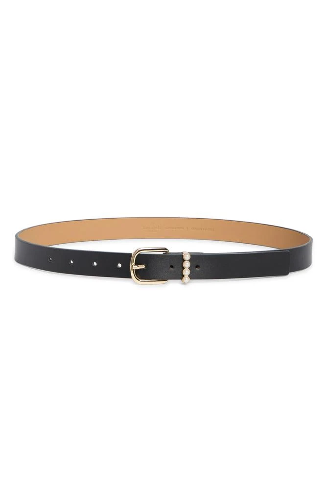Kate Spade leopard-print bow calf hair skinny belt - Belts  display picture 1