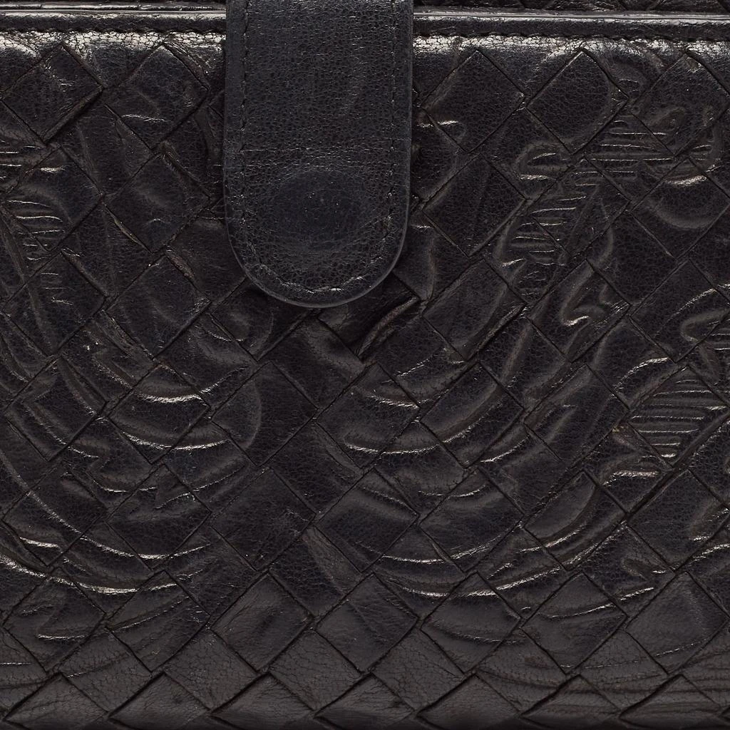 Bottega Veneta Intrecciato Leather Flap Continental Wallet 5