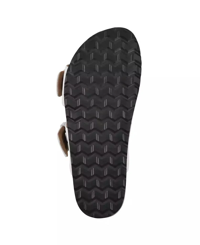 White Mountain Women's Griffon Round Toe Flat Sandals 5