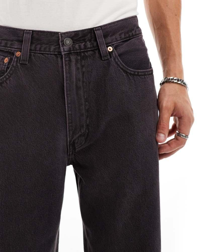 Levi's 565 '97 loose straight fit jeans in washed black with