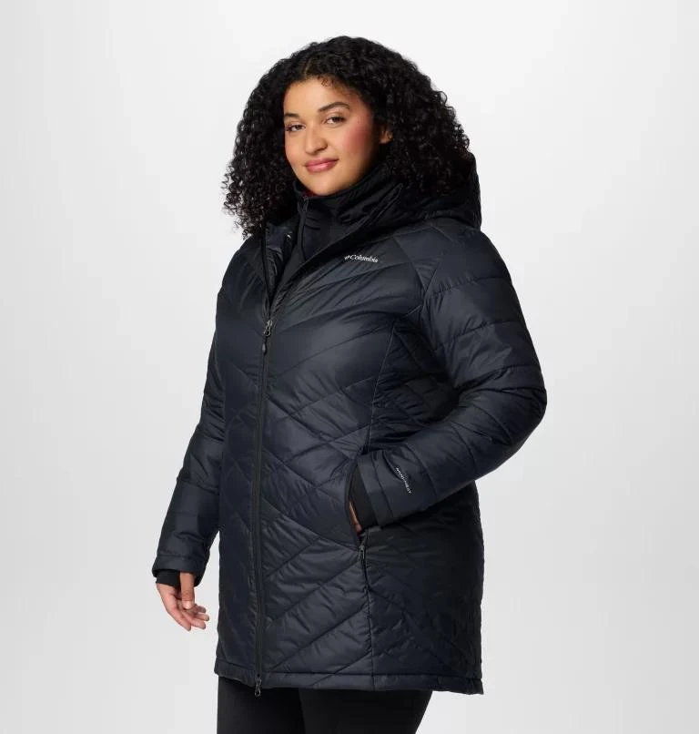 Columbia Columbia Women's Heavenly  Long Hooded Jacket - Plus Size- 4