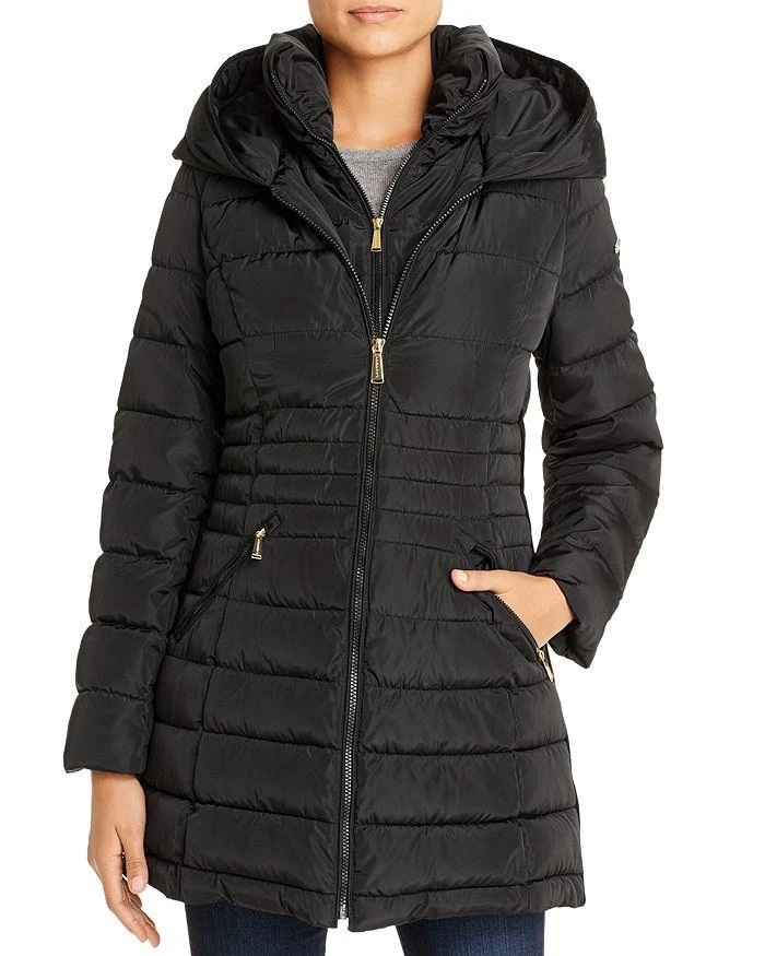 Laundry by Shelli Segal Zip-Front Puffer Coat 1