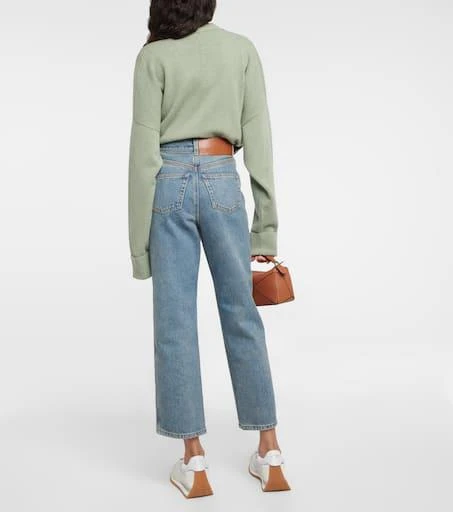 Loewe Anagram high-rise cropped jeans 3