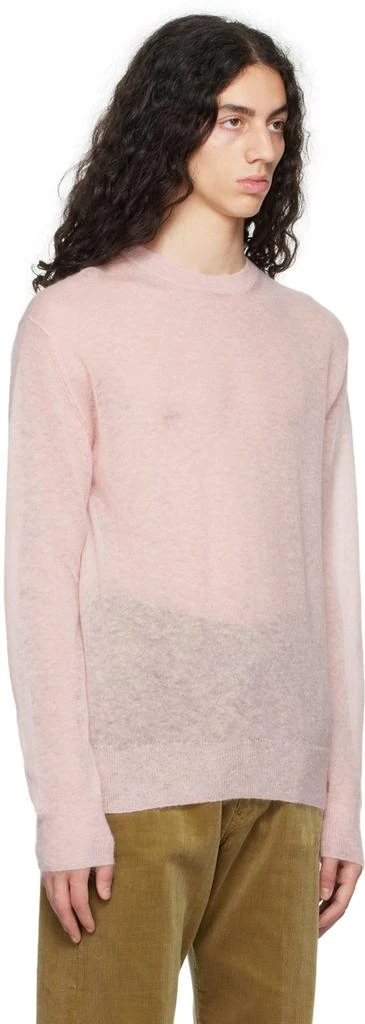 AURALEE Pink Crewneck Sweater 2