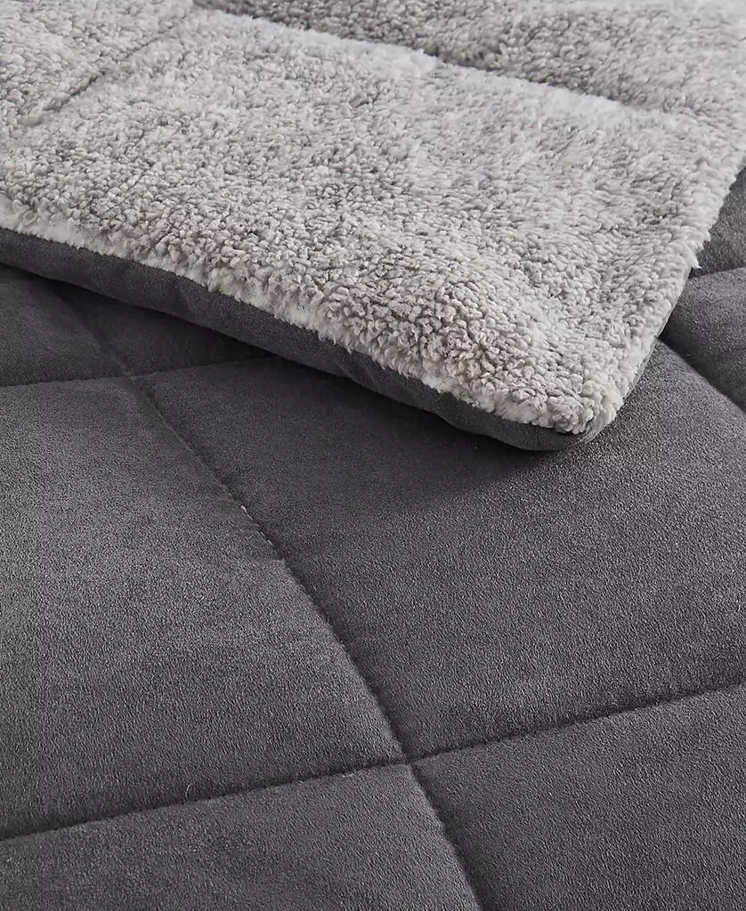 Eddie Bauer Sherwood Reversible Micro-suede Sherpa Comforter Set 6