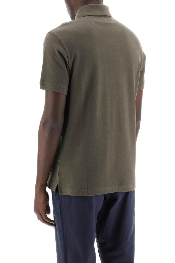 Barbour tartan-trim polo shirt 3