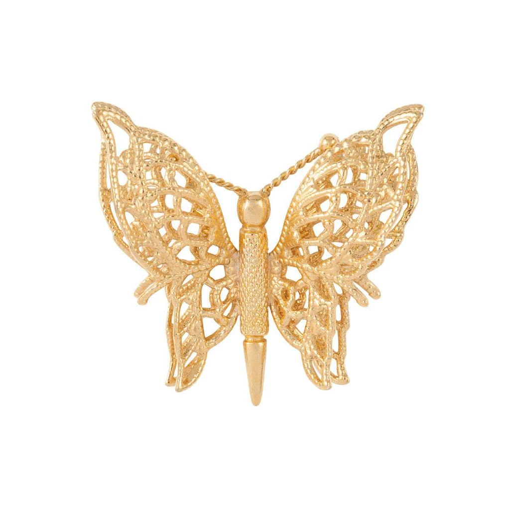 SUSAN CAPLAN VINTAGE 1970s vintage monet butterfly brooch 3