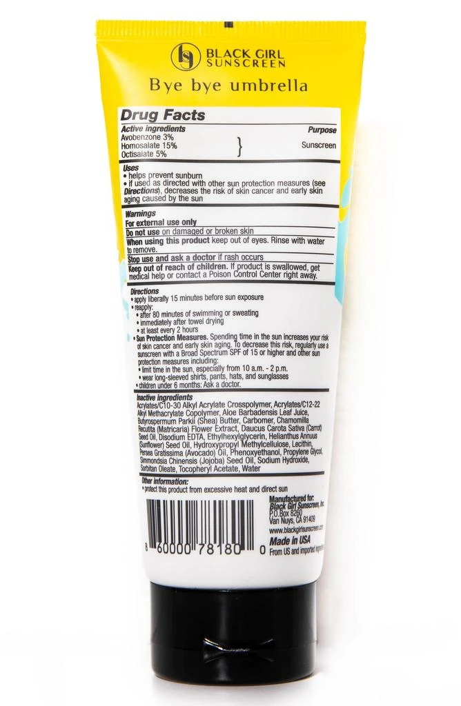 BLACK GIRL SUNSCREEN Kids Broad Spectrum - SPF 50 2
