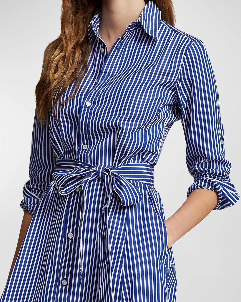 Polo Ralph Lauren Belted Striped Cotton Shirtdress 5