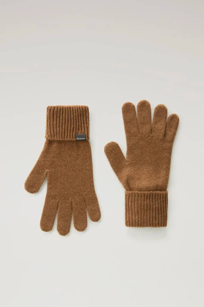 Woolrich Gloves in Pure Cashmere - Women - Brown 1