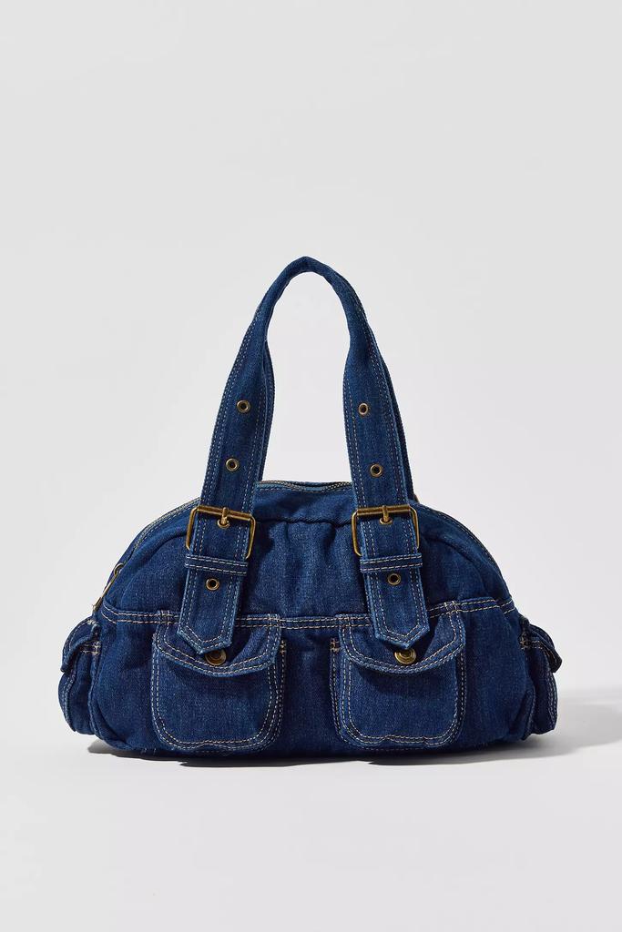 ショルダーバッグ・ポシェット Odd Studio Odd Signature Denim Duffle Bag 5009326579 Odd Studio】ODD Signature Denim Duffel Bag - blue (Odd