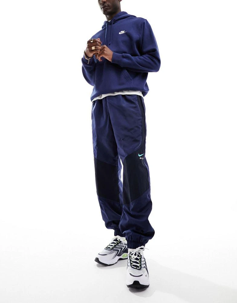 NIKE Nike Air panelled joggers in navy 3
