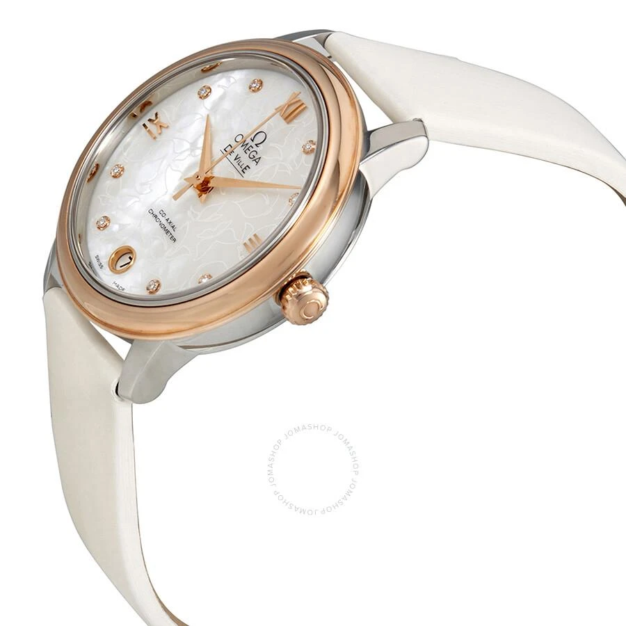 Omega De Ville Prestige Mother of Pearl Butterfly Dial Ladies Watch 424.22.33.20.55.001 2