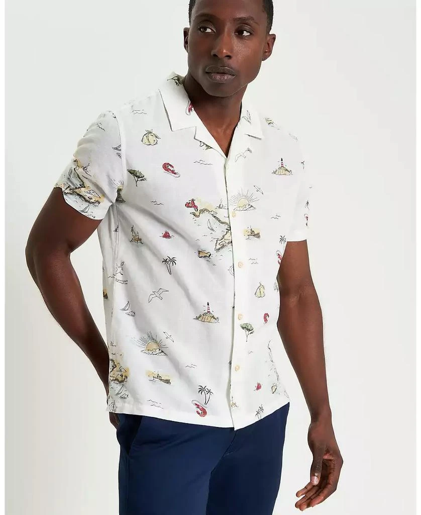 Ben Sherman Men's Brighton To Amalfi Print Short Sleeve Shirt - Shirts - Free Shipping - BeyondStyle Ben Sherman Men's Brighton To Amalfi Print Short Sleeve Shirt - Shirts - Free Shipping - BeyondStyle