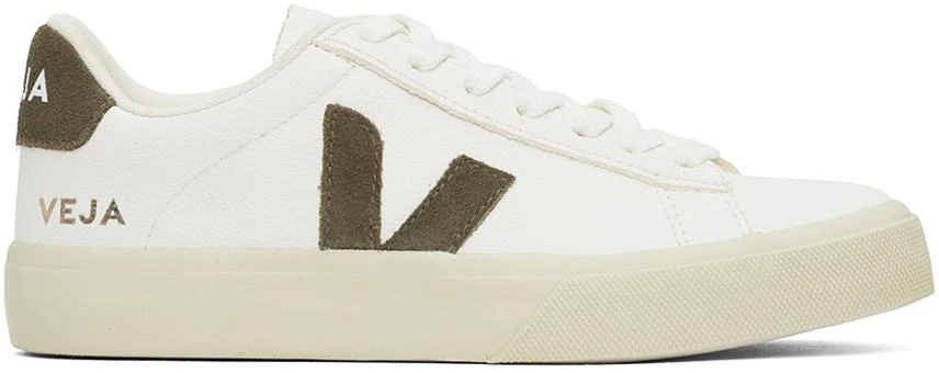 Veja White Campo ChromeFree Leather Sneakers 1