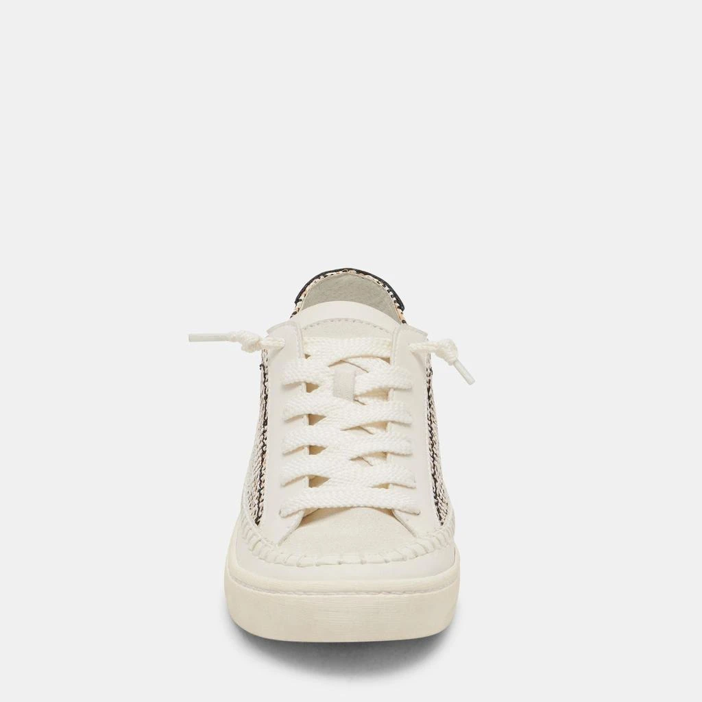 Dolce Vita Zolen Sneakers Black Natural Raffia 6
