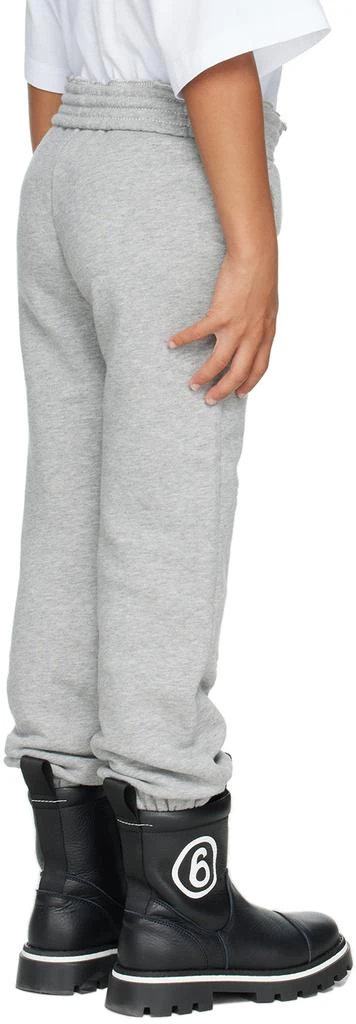 MM6 Kids Gray Zip Vent Track Pants 3