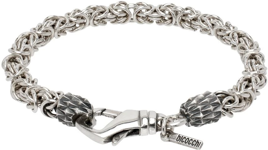 Emanuele Bicocchi Silver Byzantine Chain Bracelet 2