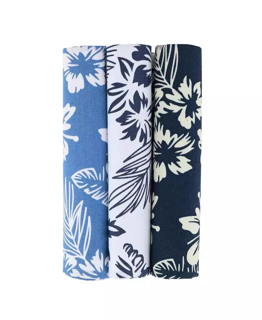 TRAFALGAR Men
s Mana Hawaiian Print Cotton Handkerchiefs (3 Pack)