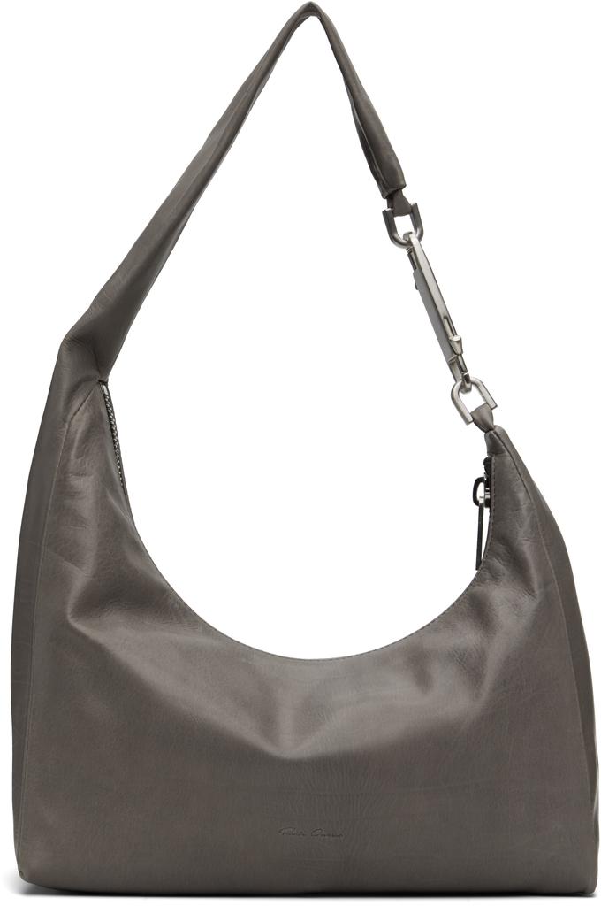 Rick Owens Gray Concordians Small Gemini Bag