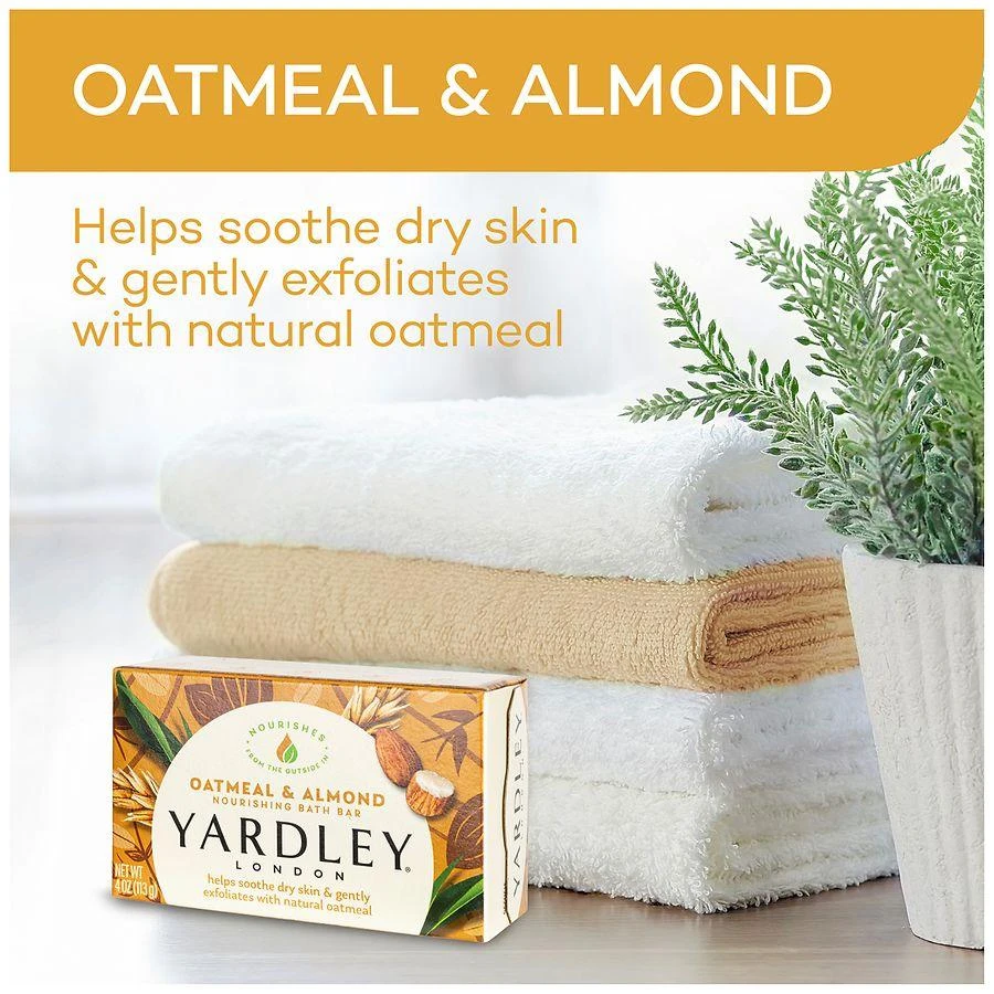 Yardley of London Nourishing Bath Bar Oatmeal & Almond 8