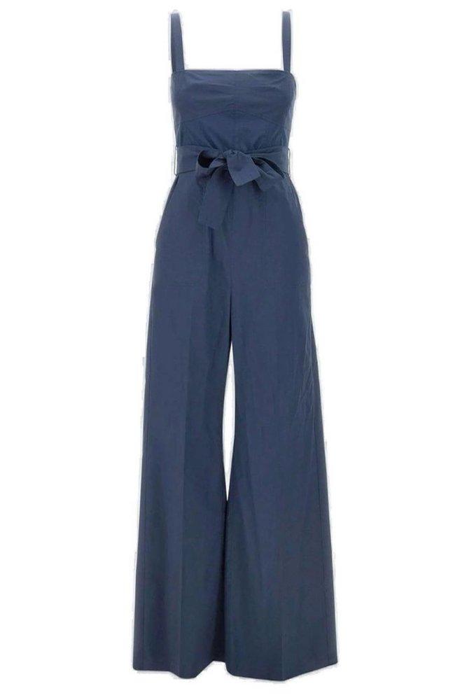 Marella Marella Knot Detailed Sleeveless Jumpsuit