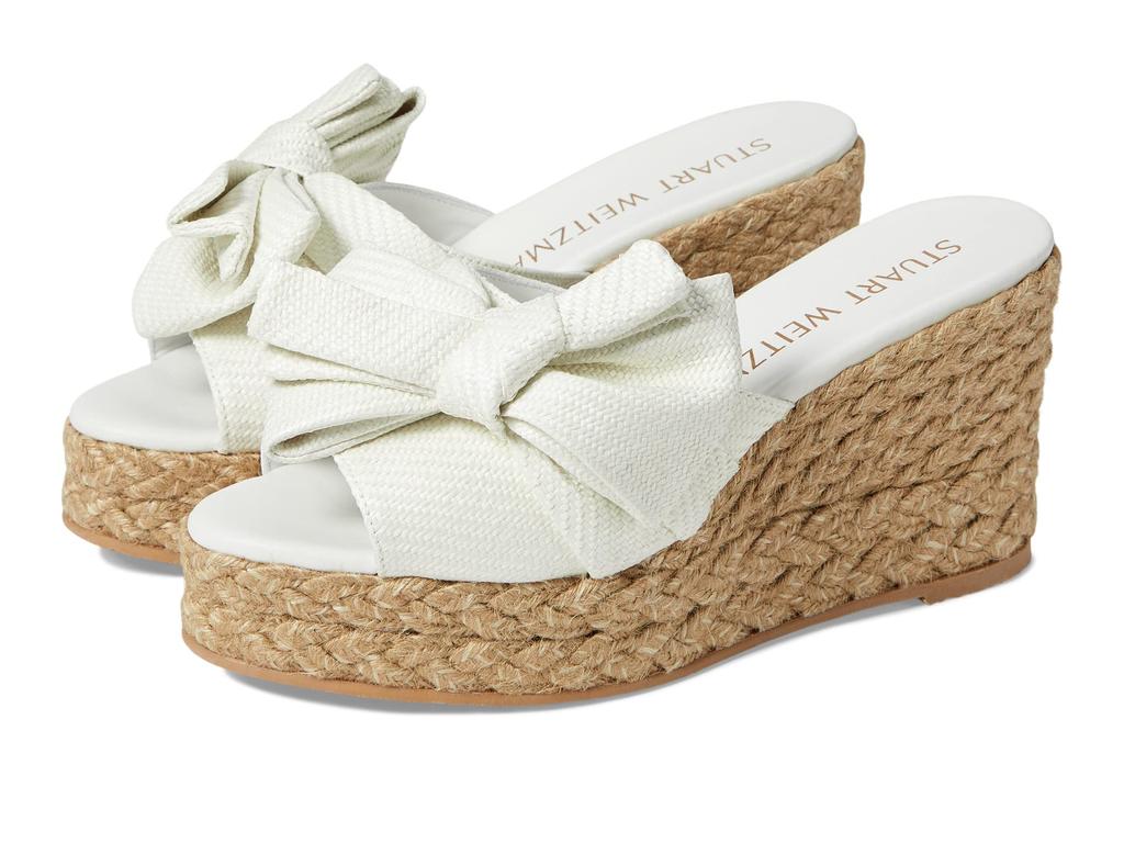 Stuart Weitzman Loveknot Espadrille Wedge Slide