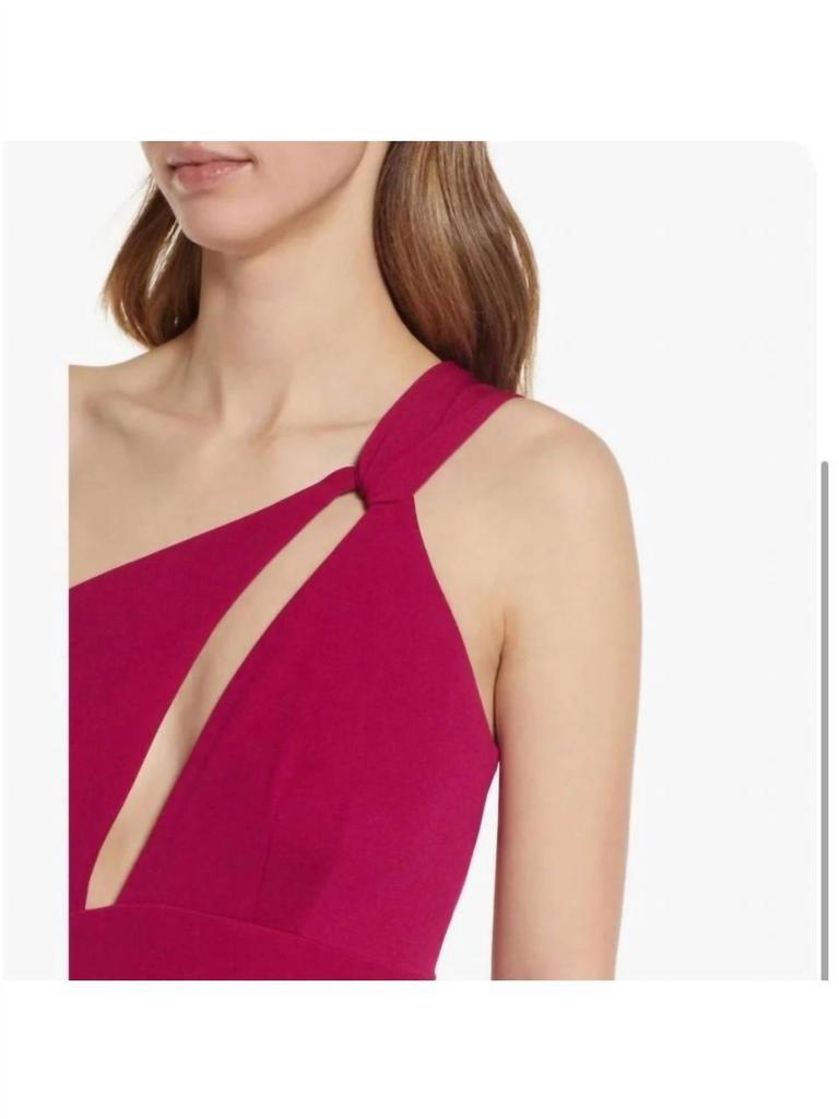 Katie May Katie May - Edgy One Shoulder Maxi Dress