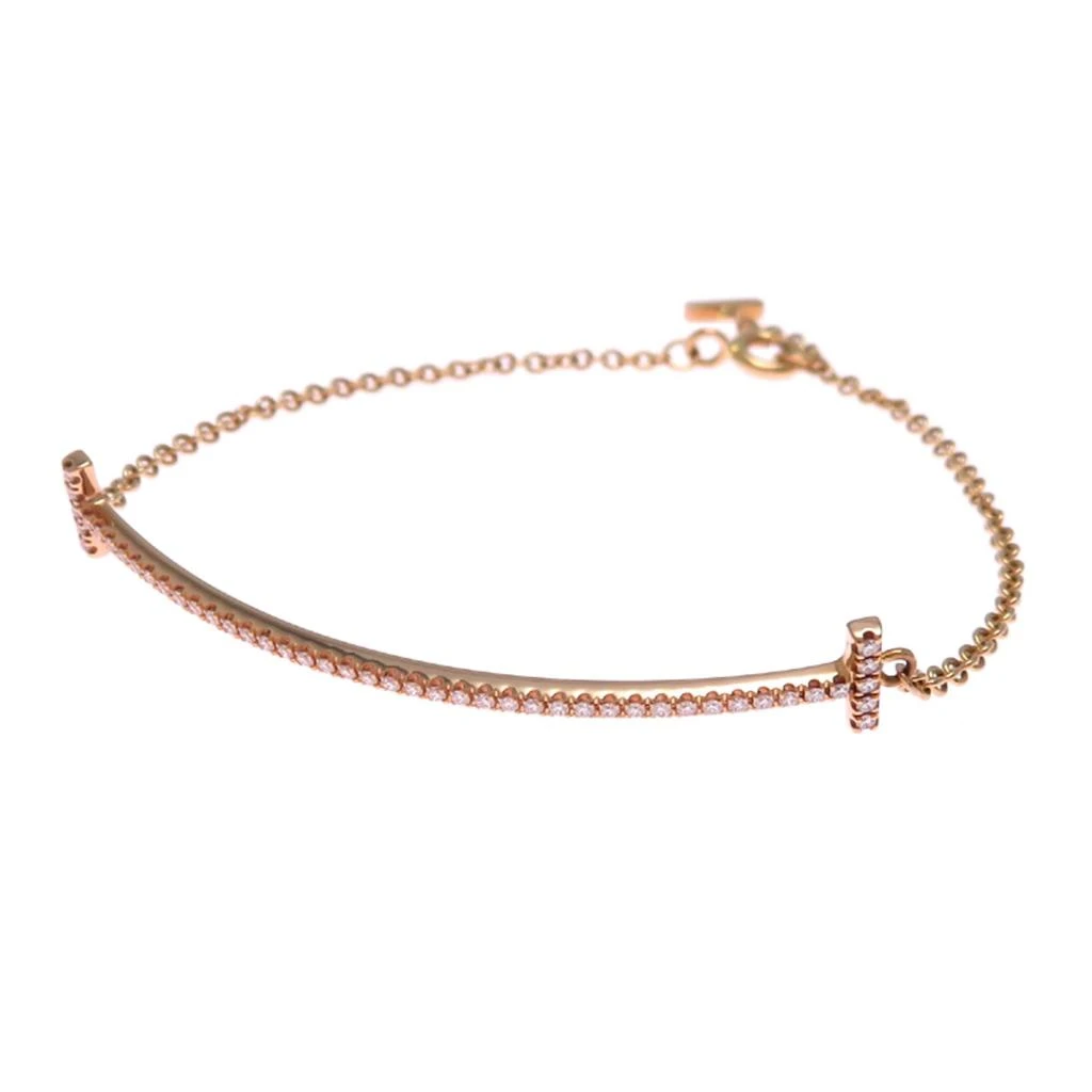 Tiffany 
Co. T pink gold (18K) Charm Bracelet (Pre-Owned)