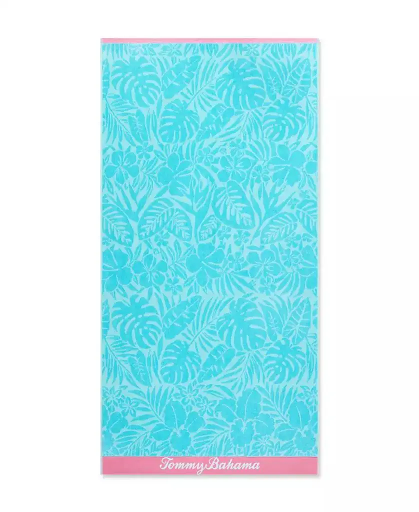 Tommy Bahama High Tide Hibiscus Yarn Dyed Beach Towel, 36" x 68"