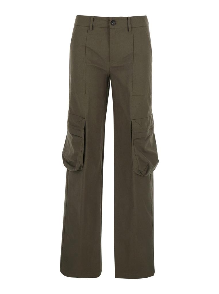 MAURO GRIFONI Mauro Grifoni Cargo Pants with Applied Pockets