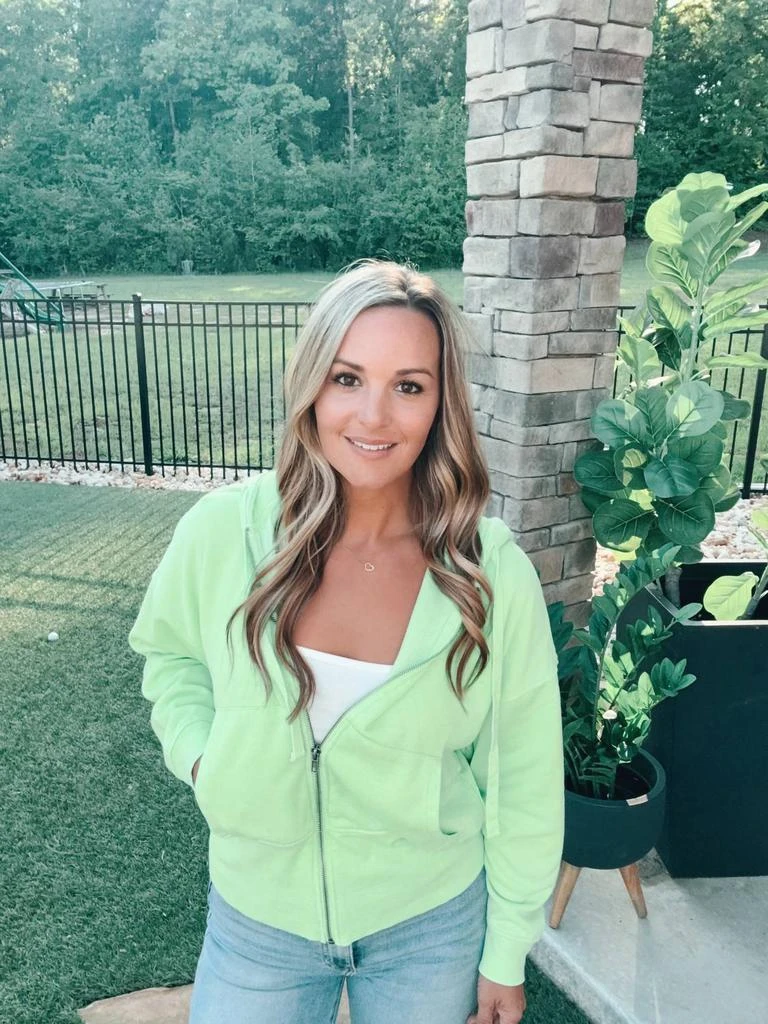 mono b Mono B - Lime Zip Up Hoodie 1