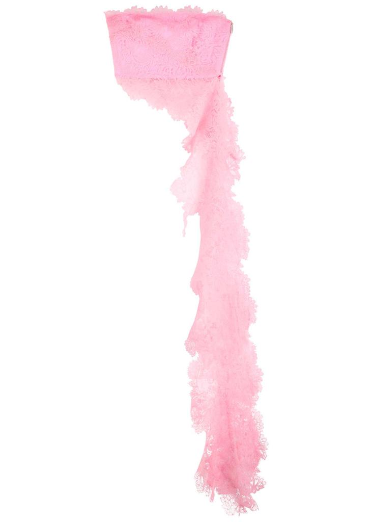 David Koma Floral lace top
