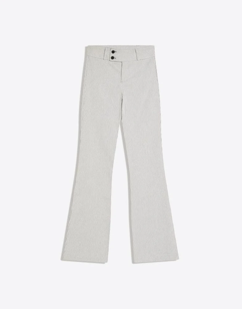 Bershka Bershka Bengaline trousers in white 2