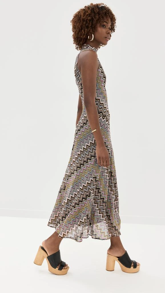 Missoni Long Sleeveless Dress with Gathered Neckline 4