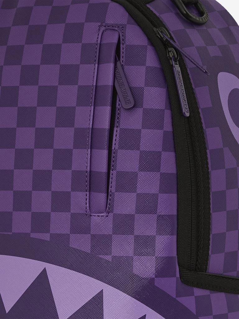 SprayGround Kids Sharks in Paris DLXSV Backpack in Purple (45.72cm) 4