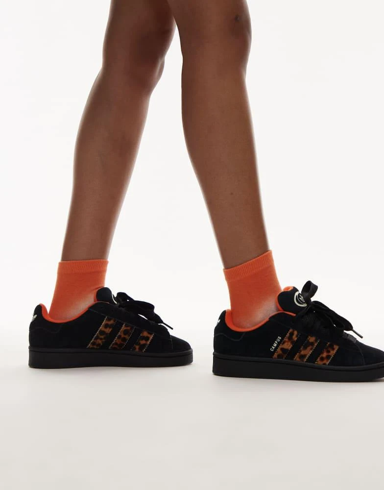 Adidas adidas Originals Campus 00s trainers in black and leopard print 5