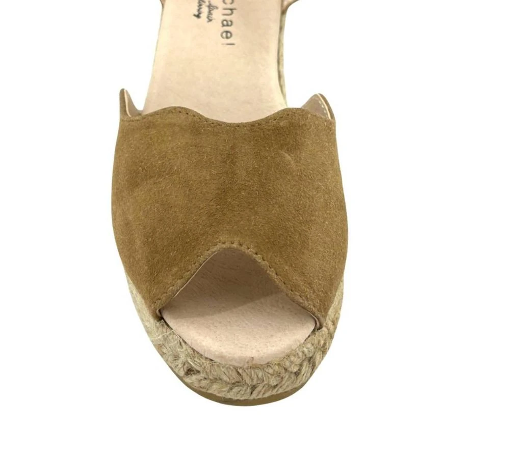 Eric Michael Women
s Lupa Scallop Espadrille In Mustard 2