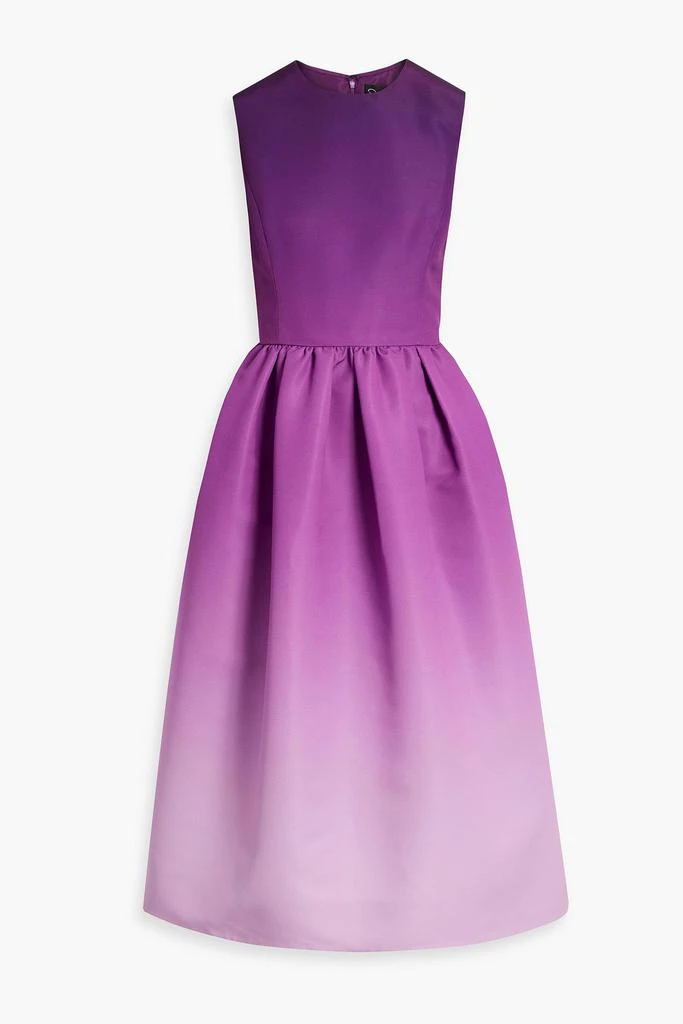 Oscar de la Renta Dégradé faille midi dress 1
