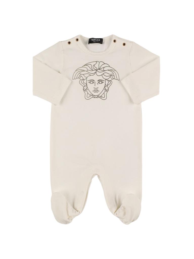 Versace Medusa Stretch Jersey Romper