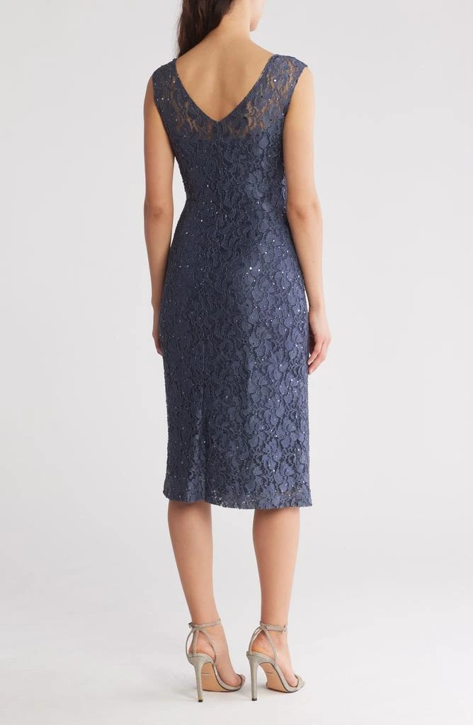Connected Apparel Sequin Lace Dress 2