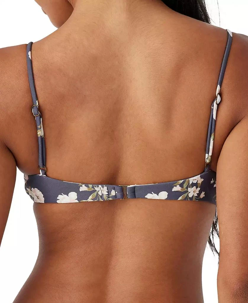 O'Neill Juniors' Kendra Floral Knot-Front Bikini Top 2