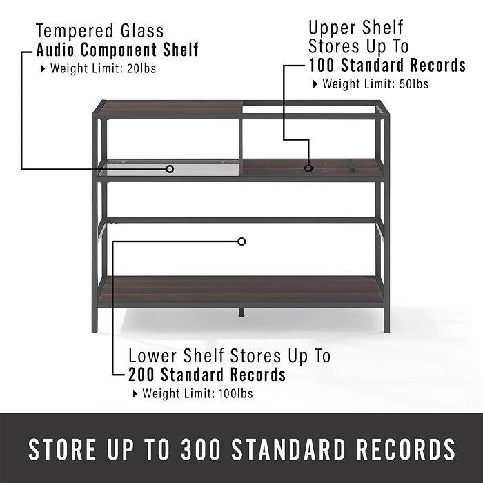 Sparrow & Wren Provo Record Storage Console 6