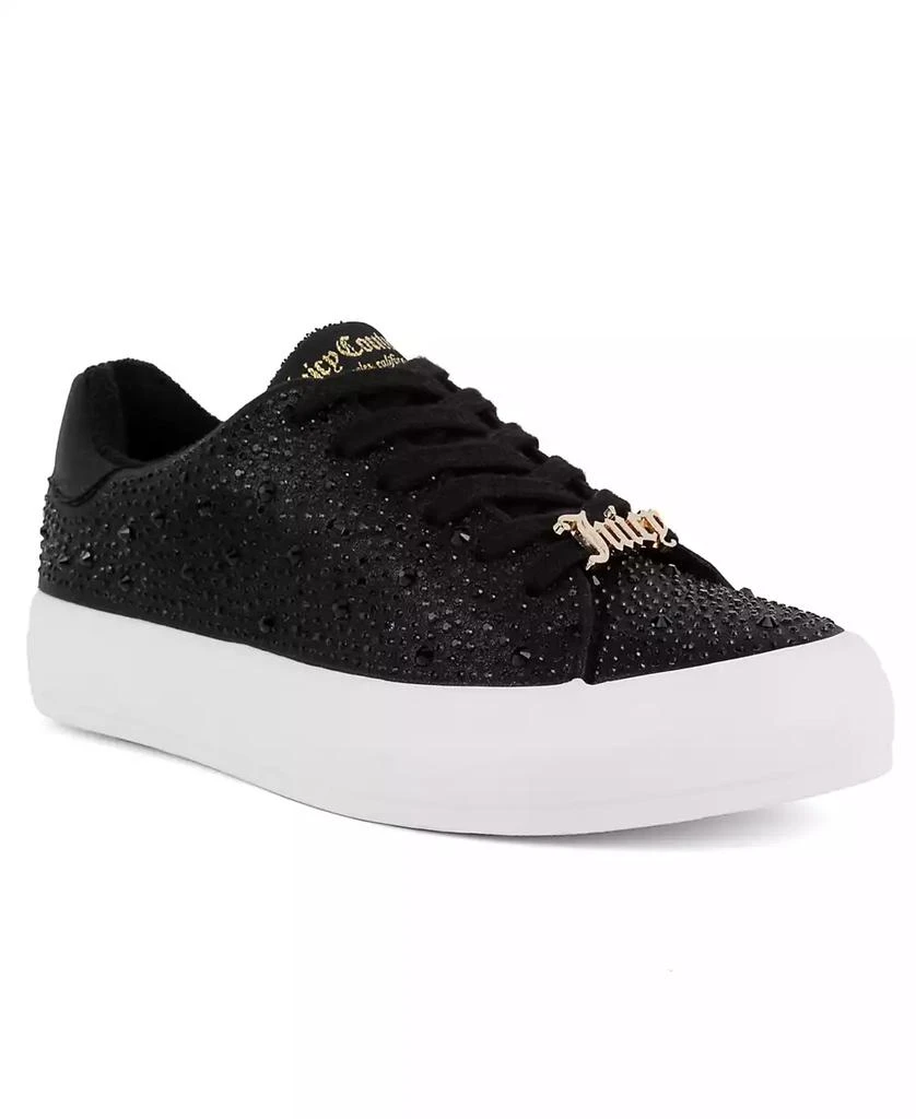 Juicy Couture Women's Alanis B Rhinestone Lace-Up Platform Sneakers 1