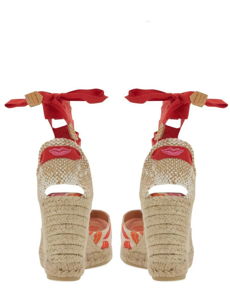 CASTAÑER Castañer Clear Espadrille With Print 4