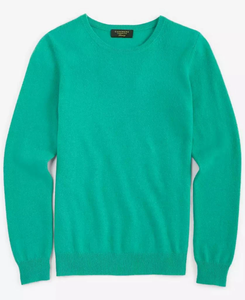 Charter Club 100% Cashmere Women's Long-Sleeve Crewneck Sweater, Created for Macy's 3