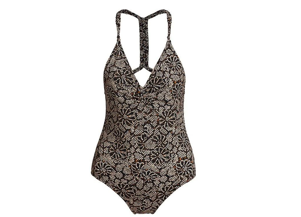 Ulla Johnson Ulla Johnson Minorca Maillot Smoky Quartz 1